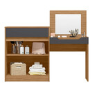 Escrivaninha Penteadeira Trend Com 2 Portas E 1 Gaveta