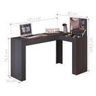 Escrivaninha Penteadeira Wagner Com Espelho Preto