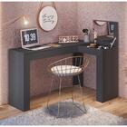 Escrivaninha Penteadeira Wagner Com Espelho Preto