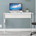 Escrivaninha Pequena 120 Cm Branco Fabrick Caemmun