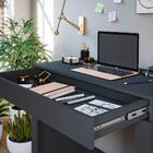 Escrivaninha Permobili Cleo Com Gaveta - Chumbo