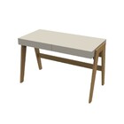 Escrivaninha Pés Palito Retrô 1 20m Com 2 Gavetas Style Móvel