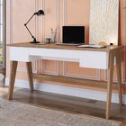 Escrivaninha Pés Palito Retrô 1 50m Com 3 Gavetas Style Móvel