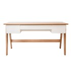 Escrivaninha Pés Palito Retrô 1 50m Com 3 Gavetas Style Móvel