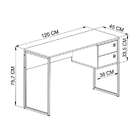 Escrivaninha Petrolina 2 Gv Grafite