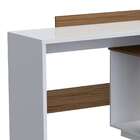 Escrivaninha Phi Office Branca E Amêndoa