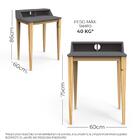 Escrivaninha Pine 60cm - Preta