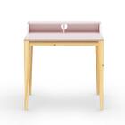 Escrivaninha Pine 80cm - Rosa Claro
