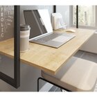 Escrivaninha Porto Suspensa 94cm Industrial Espresso Móveis N