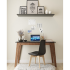 Escrivaninha Preta e Marrom 75x120x50cm Happy Artemobili