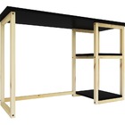 Escrivaninha Preta Para Quarto Compacto