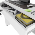 Escrivaninha Prisma Para Estudos E Trabalho Com Gaveta E Prat