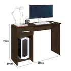 Escrivaninha Prisma Wood Cedro – Giga Móveis