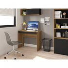 Escrivaninha Recta 90cm Marrom E Preto Marrom E Preto