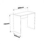 Escrivaninha Reta Branca