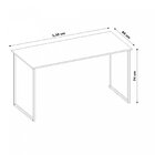 Escrivaninha Reta Smart 135cm Industrial Movenord Mint E Argi