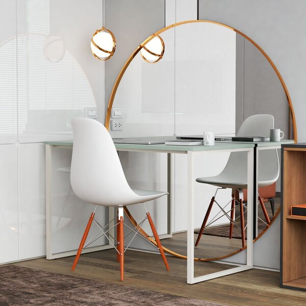 Escrivaninha Reta Smart 135cm Industrial Movenord Mint E Argi