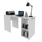 Escrivaninha Retrátil Mesa Escritório 54cm Me4170 Branco