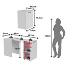 Escrivaninha Retrátil Mesa Escritório Me4170 Branco