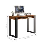 Escrivaninha Roma Cinamomo Mel Preto Fosco