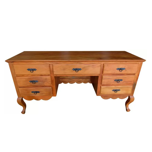 Escrivaninha Rústica Decor Em Madeira De Demolição - Cód 260