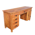 Escrivaninha Rústica Fascinium Em Madeira De Demolição - Cód