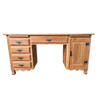 Escrivaninha Rústica Fascinium Em Madeira De Demolição - Cód