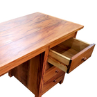 Escrivaninha Rústica Fokus Em Madeira De Demolição - Cód 1465