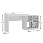 Escrivaninha Seul Branco - Hecol