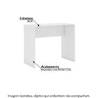 Escrivaninha Single Retangular - Branco