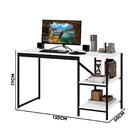 Escrivaninha Slim Branca E Preta