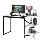 Escrivaninha Slim Branca E Preta