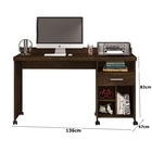 Escrivaninha Slim Cedro - Giga Móveis