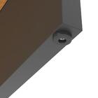 Escrivaninha Smart Office Com Passa Fios E Tampo Mdf Usinado