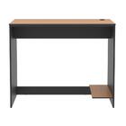 Escrivaninha Smart Office Com Passa Fios E Tampo Mdf Usinado