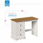 Escrivaninha Smile 3 Gv Bege E Pinus