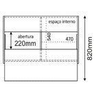 Escrivaninha Squadra Tampo Deslizante Artany