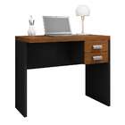 Escrivaninha Studio 2 Gv Nogueira E Preta 90 Cm