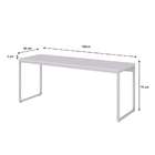 Escrivaninha Studio Branca 180 Cm