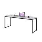 Escrivaninha Studio Branca E Preta 180 Cm
