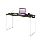 Escrivaninha Studio Carvalho Dark E Branca 120 Cm