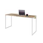 Escrivaninha Studio Carvalho E Branca 150 Cm