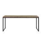 Escrivaninha Studio Carvalho E Preta 180 Cm