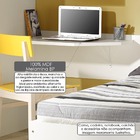 Escrivaninha Studio Com Corte Para Passagem De Fio - 100% Mdf