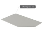 Escrivaninha Studio Com Corte Para Passagem De Fio - 100% Mdf