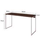 Escrivaninha Studio Nogal E Branca 135 Cm