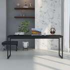 Escrivaninha Studio Preta 180 Cm