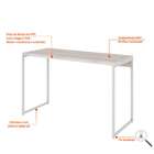 Escrivaninha Studio Snow E Branca 120 Cm