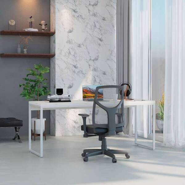 Escrivaninha Studio Snow E Branca 180 Cm