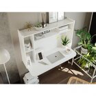 Escrivaninha Suspensa 101cm Duda Permóbili Branca